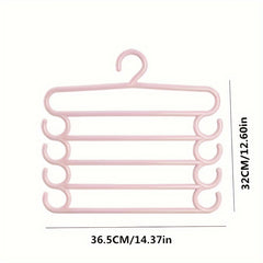 5-Layer Closet Storage Organizer for Neatly Organizing Pants, Towels, Scarves