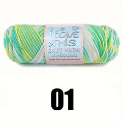 Multicolor Knitting Yarn Crochet 100g 200m 2.5mm