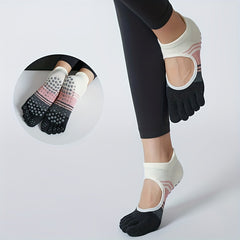 Non-slip Block Yoga Socks - Gripper Socks for Pilates