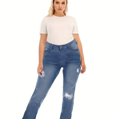 Casual Jeans Women's High Rise Straight