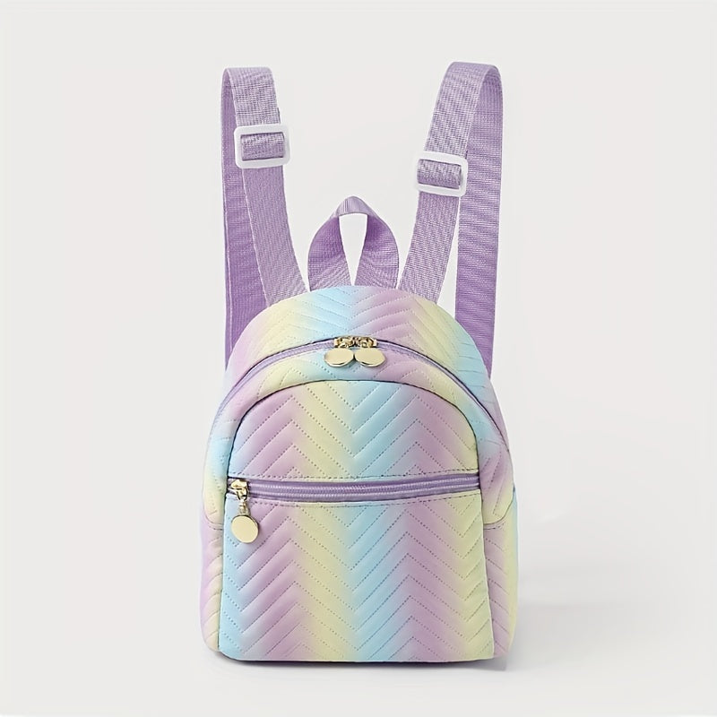 Kids Gradient Quilted Backpack