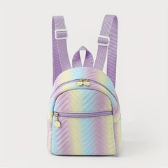 Kids Gradient Quilted Backpack