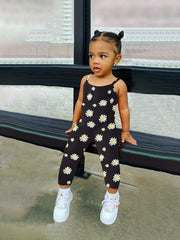 Toddler Girls Camouflage Sports Romper Jumpsuit