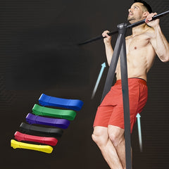 7pcs Fitness Elastic Band Yoga Resistance Band Strength Training Pilates