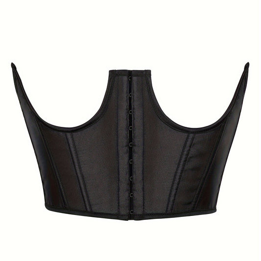 Strapless Corset Bustier Lace Up Body Shaper Lingerie