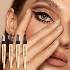 Waterproof Eyeliner Pen Rich Colorful Smudge Proof Silvery Brown Taupe