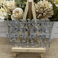 DIY Metal Embossing Scrapbooking Cutting Mold - Letter Number Mold
