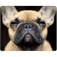 Bulldog Gaming Mouse Pad French Bulldog Face Mouse Pad 9.5 X 7.9 Inch
