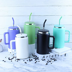 50oz Vacuum Cup Insulated Water Bottles Hot Cold Beverage Travel Drinkware
