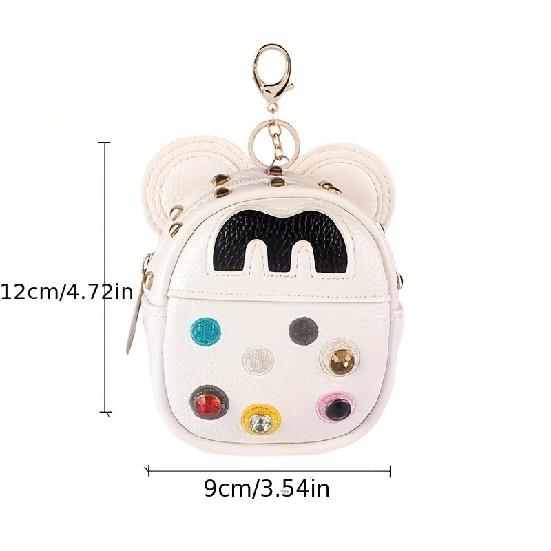 Girls Mini Coin Card Bag Wallet Waterproof Leather Key Bag