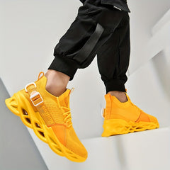 Men's Lace Up Blade Sneakers Lightweight Athletic Shoes