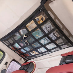 Car Ceiling Cargo Net Pocket Double Layer
