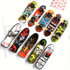 1pc Mini Skateboard Finger Skateboard Novelty Toy