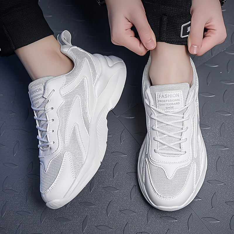 Men's Chunky Lace Up Shoes Soft Sole Sneakers