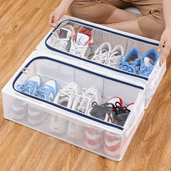 Folding Shoe Rack Shoe Storage Box Dust-proof Transparent Bag Household