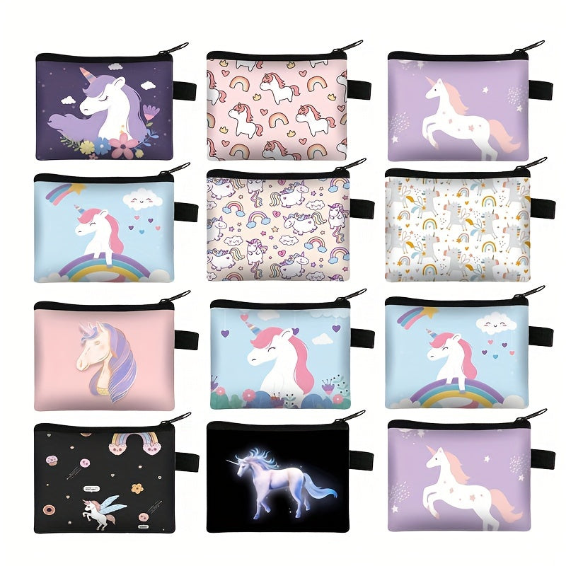 Cartoon Unicorn Coin Purse Girls Gift Coin Bag