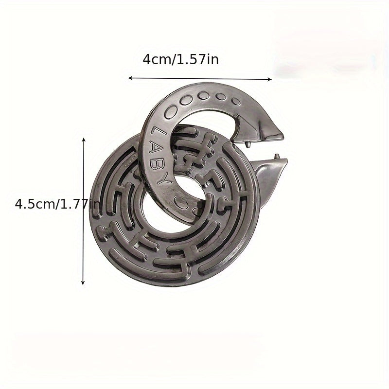 Adult Classic Metal Puzzle 4pcs Set - IQ Brain Teaser Unlock Game