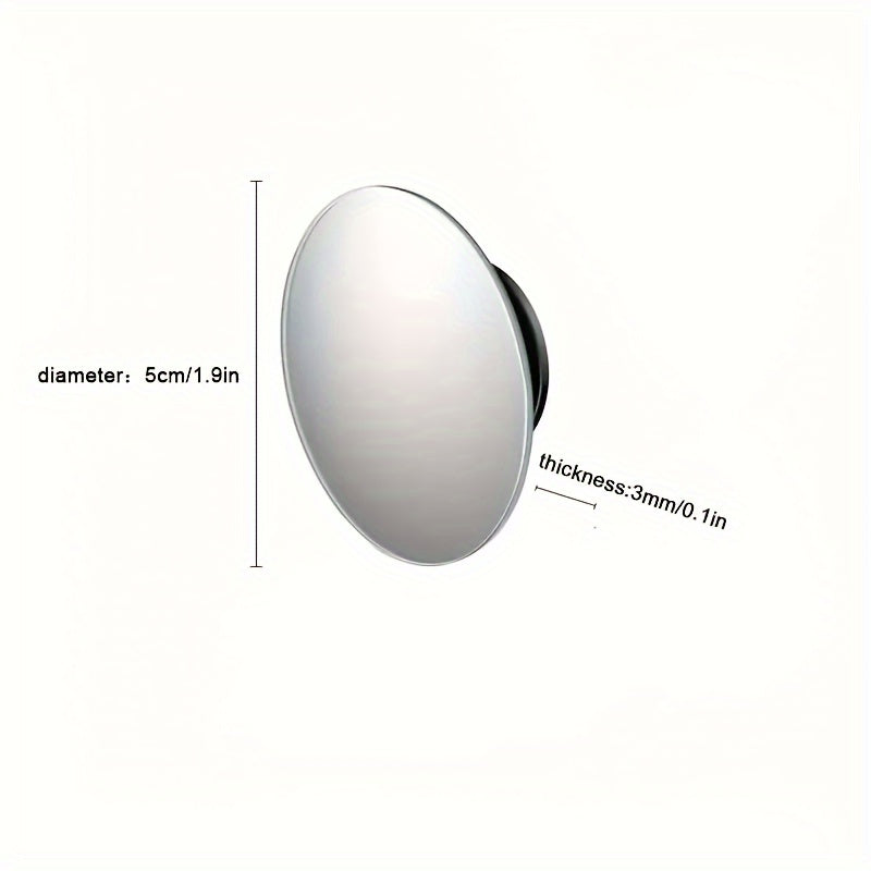 2pcs Car RV Blind Spot Mirrors 360 Degree Rearview Mirror Small Round Mirror