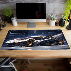Anime Sports Car Long Mouse Pad Non-slip Waterproof Office Game Table Mat