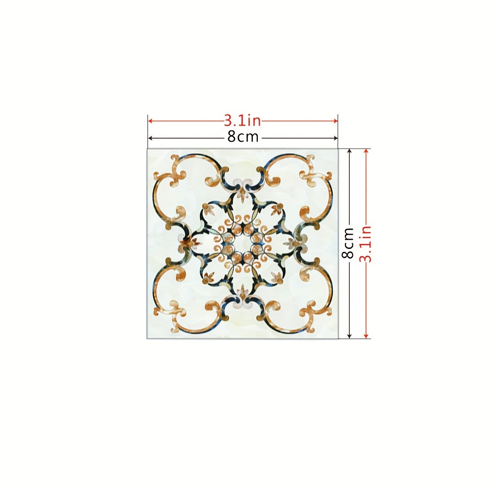 1pc Floor Decoration Stickers Tile Diagonal PVC Waterp