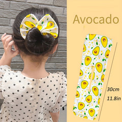 Hair Curler Bowknot Headband Lazy Hair Band For Girls