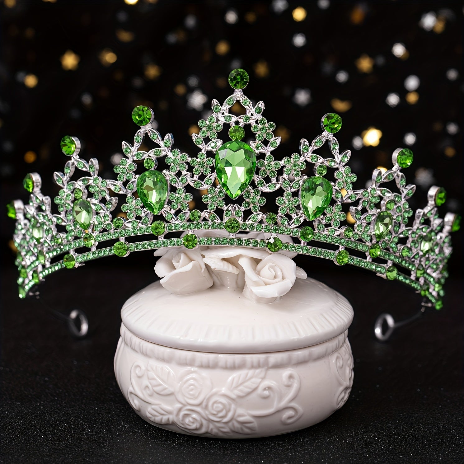 Baroque Rhinestone Crown Hairband Bridal Wedding Party Favor Decorations