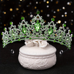 Baroque Rhinestone Crown Hairband Bridal Wedding Party Favor Decorations