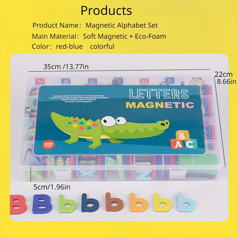 Magnetic Sponge Alphabet Learning Book