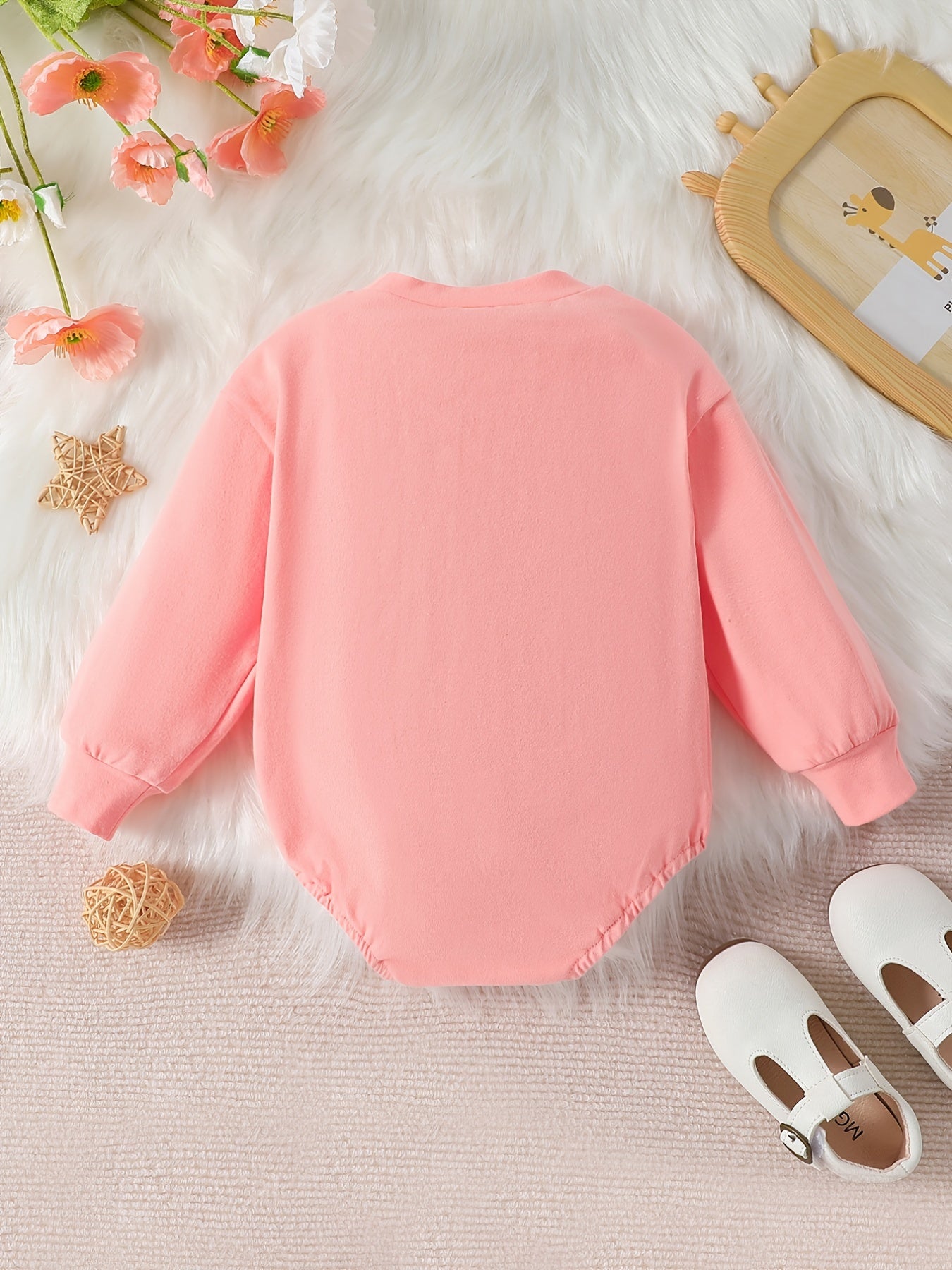 Cozy Baby Girl Cotton Long Sleeve Romper Bodysuit