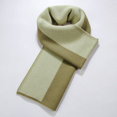 Men's Vertical Stripes Thick Scarf Warm
