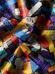 Colorful Building Block 3D Print Boy's T-shirt Round Neck Casual Top