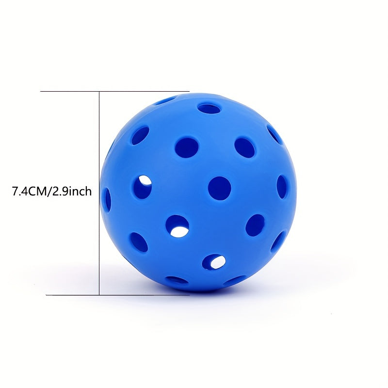 6pcs 40 Hole 2.9'' Pickleballs PE High Elastic Replacement