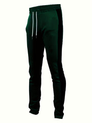 Patchwork Vertical Block Men's Drawstring Sweatpants