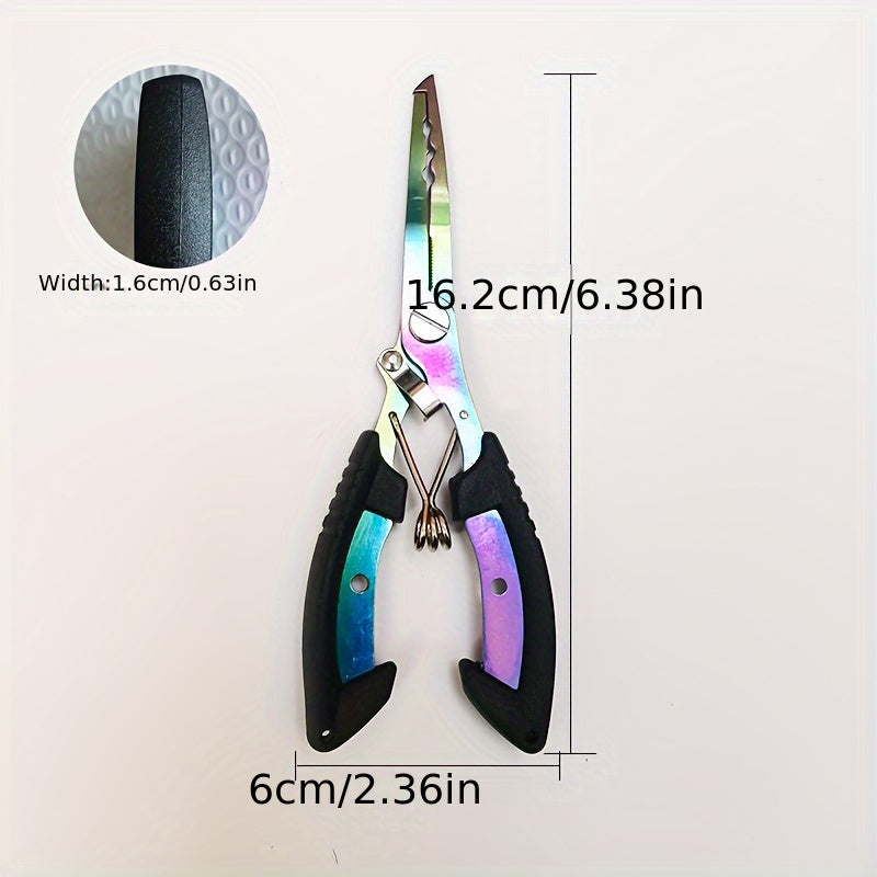 Multifunctional Fishing Pliers Scissors Line Cutter Hook Remover