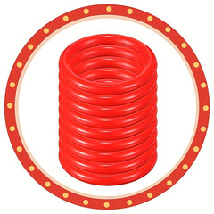 25 Plastic Carnival Toss Rings Game Set