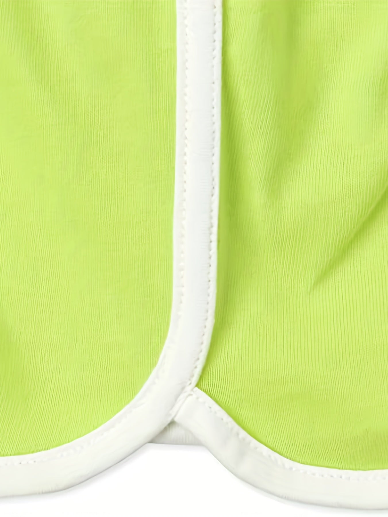 Girl's Solid Casual Shorts 5-Piece Set
