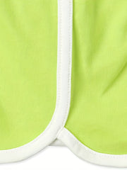 Girl's Solid Casual Shorts 5-Piece Set