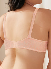 Women's Plus Leopard Print Push Up Underwire Everyday Bra