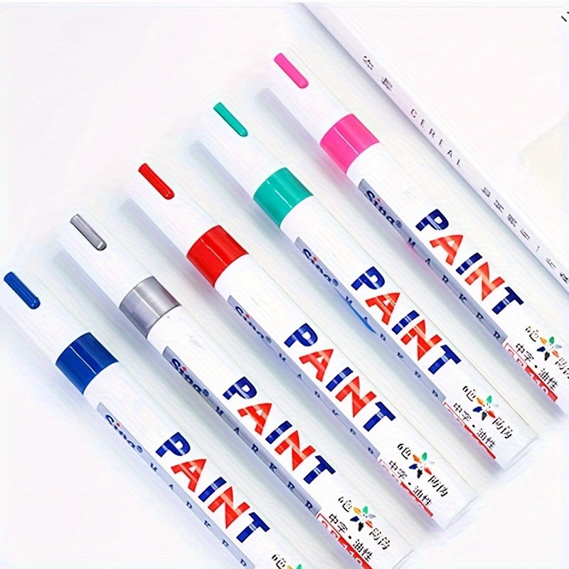 5pcs Paint Pens Markers Quick Dry Waterproof Paint Marker Pen Set