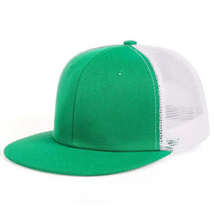 Men's Casual Mesh Flat Brim Cap
