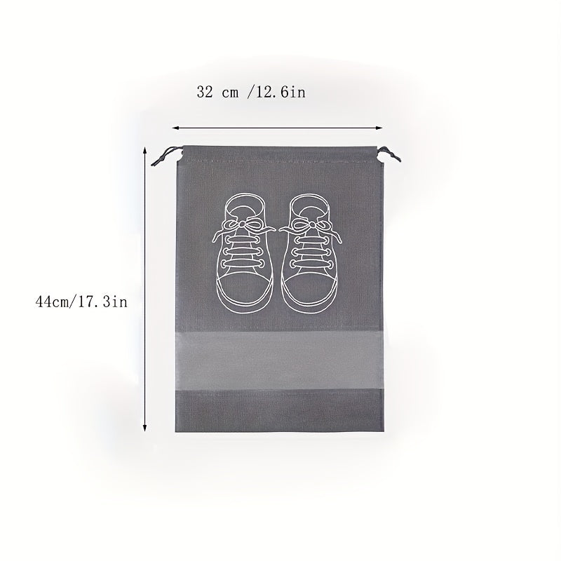 1pc Non-woven Dust Shoe Bag Travel Shoe Cover Storage Bundle Mouth Bag