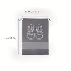 1pc Non-woven Dust Shoe Bag Travel Shoe Cover Storage Bundle Mouth Bag