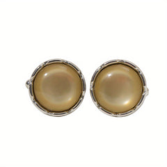 Faux Pearl Cufflinks Suit Button Cufflinks Shirt Studs