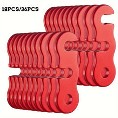 Aluminum Alloy Tent Canopy Pull Rope Buckle Three eye Open Rope Buckle