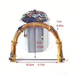 Faux Bamboo U Shape Handle Vintage DIY Bag Accessories