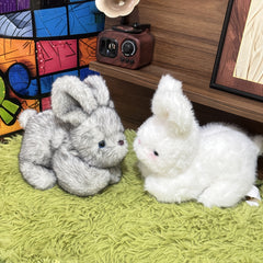 Fluffy Rabbit Plush Toy for Kids Girls