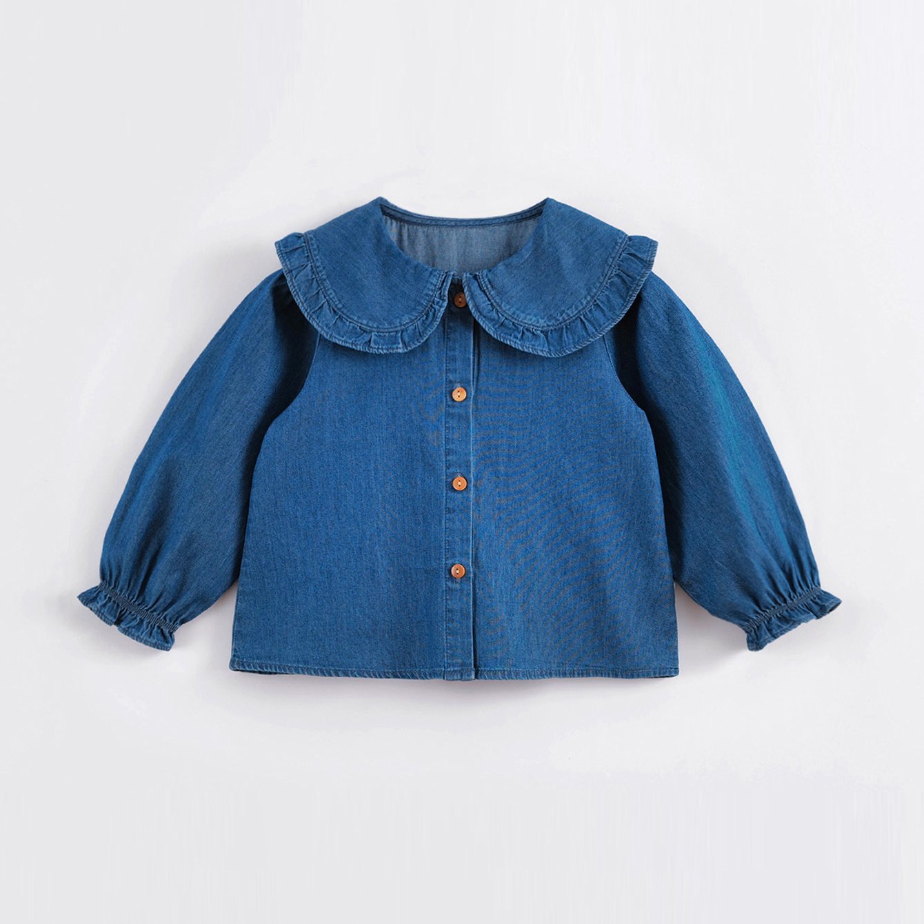 MARC&JANIE Girls Spring Cotton Denim Shirts