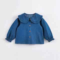 MARC&JANIE Girls Spring Cotton Denim Shirts