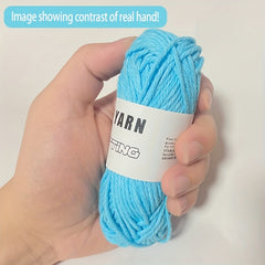 Luminous Braided Thread Grimace Face Mask DIY Knitting