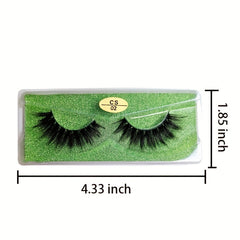 Soft & Fluffy 3D Mink Lashes - Glitter Natural False Eyelashes